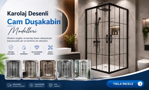 KAROLAJ DESENLİ CAM DUŞAKABİNLER KAROLAJ DESENLİ CAM DUŞAKABİNLER