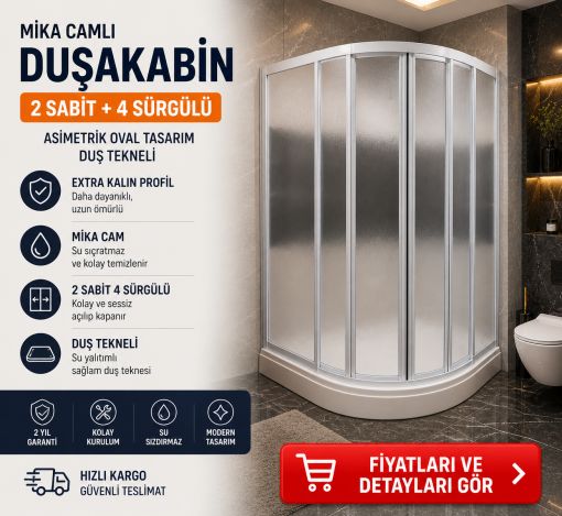 Mika Camlı Duşakabin ND306 