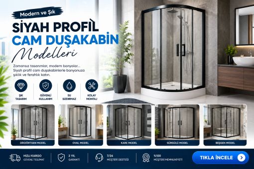 SİYAH DUŞAKABİN MODELLERİ SİYAH DUŞAKABİN MODELLERİ